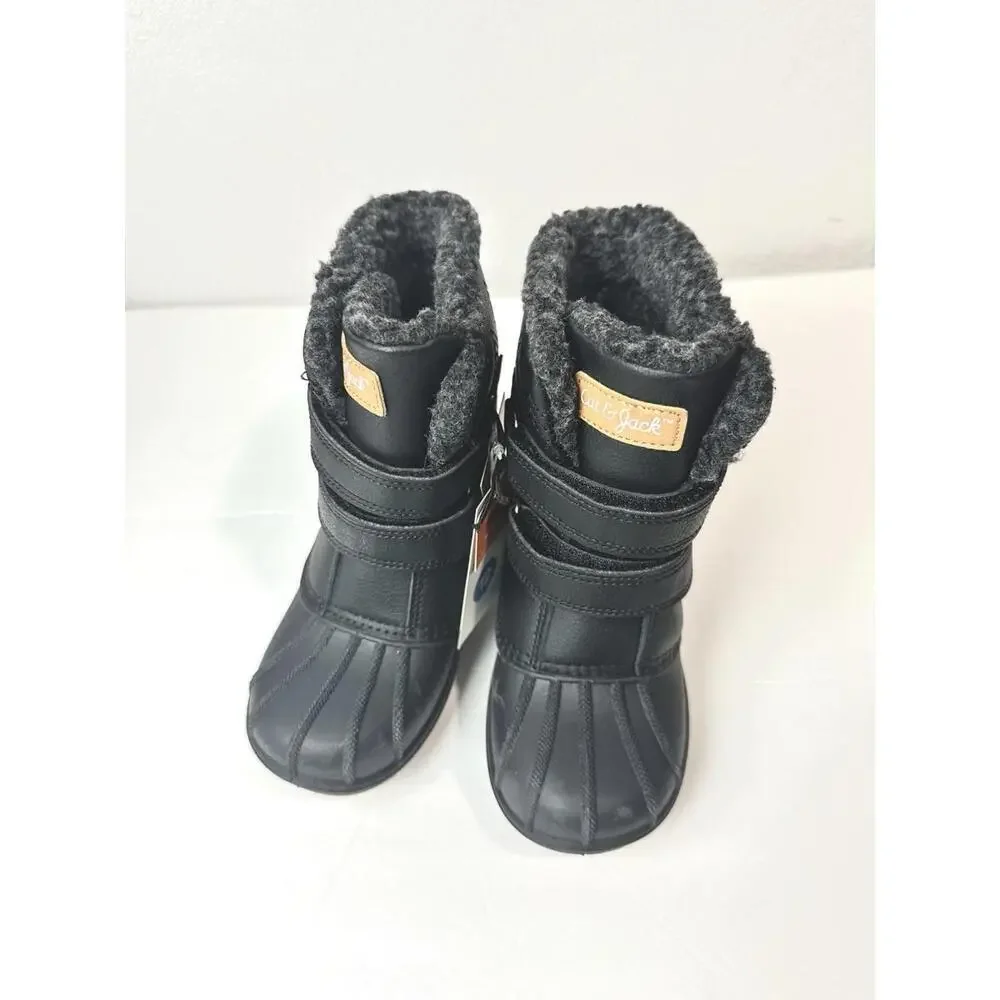 Toddler Denver Winter Boots - Cat & Jack Black Size 12 - Picture 5 of 9